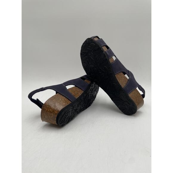 Plakton AMY BLU 01 826140 Women's NEW Closed-Toe Sandal Navy Blue EU Size 37 - Picture 9 of 11